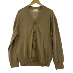 LB.03 nano universe ナノ・ユニバース Vネック ニットカーディガン sizeＬ/ベージュ