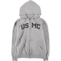 古着 USMC スウェットフルジップパーカー レディースL相当/eaa510676