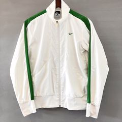 NIKE ナイキ ウインドブレーカー ジップアップ ブルゾン ジャンパー 白 × 緑 ホワイト グリーン レディース Sサイズ