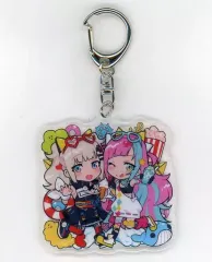 【中古】同人アクセサリー・小物系 【バーチャルYouTuber】アクリルキーホルダー 輝夜月＆ピンキーポップヘップバーン(ミカピカゾ) C96/MikaPikaZo