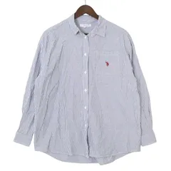 U.S. POLO ASSN. ユーエス ポロ アッスン 通年★ ストライプ シャツ Sz.F レディース