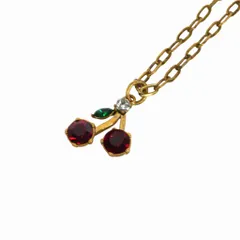 ディースクエアード DSQUARED2 チェリー ネックレス ロゴ UNI ゴールド S82NE0154のサムネイル