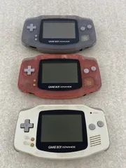 【ジャンク ゲームボーイアドバンス】 　本体3点　まとめて 動作不良あり