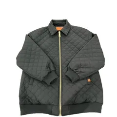UNIVERSAL OVERALL ユニバーサルオーバーオール DIAQUILT ZIP BLOUSON  BLACK ダイヤキルト ジップ ブルゾン  ミリタリー 中綿 新品