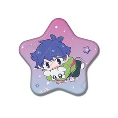 TVアニメ『ぷにるはかわいいスライム』 [河合井コタロー] 星型缶バッジ C