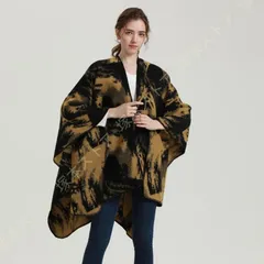 ストール風 カーディガン 袖なし カーディガン風 ストール ポンチョコート シンプル ロング パーティー 結婚式 あったか きれいめ 防寒 あたたかい おしゃれ