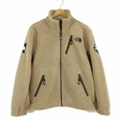 ザノースフェイス THE NORTH FACE 2024AW フリースジャケット リモ EX RIMO EX FLEECE JACKET NJ4FQ54 ロゴ 刺繍 ジップアップ M モカブラウン タグ付 美品 国内正規品