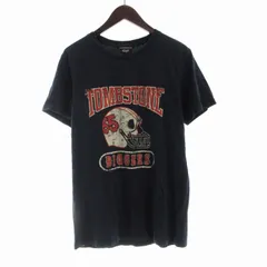ディーゼル DIESEL フィフティーファイブディーエスエル 55DSL Tシャツ カットソー スカル ドクロモチーフ プリント 半袖 S 青 ブルー /RO