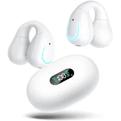 【数量限定】耳に挟むイヤホン イヤホン ブルートゥースイヤホン イヤホン イヤホン 片耳 オープンイヤー 音漏れ抑制 空気伝導イヤホン ワイヤレス 耳挟み bluetooth イヤホンマイク bluetooth ワイヤレスイヤホン Type‐C急速充電 Ers