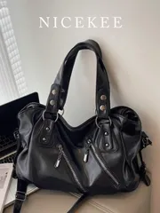 バッグ レディース トートバッグ ファッショナブルでポピュラーなヒョウ柄コントラストトートバッグ、多用途なテクスチャーアームピットバッグ、新しいスタイルの通勤大容量シンプルカジュアルハンドバッグ、メッセンジャーバッ