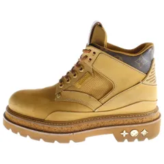 LOUIS VUITTON (ルイヴィトン) ×NBA OBERKAMPF Ankle Boot オーベルカンフ モノグラム スウェードレザー レースアップ ハイカット アンクルブーツ ブラウン