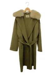 フォクシーブティック 37283 コート F カーキグリーン カシミヤ ロシアンセーブルファー SP品 ITDWVTP8PNUGのサムネイル