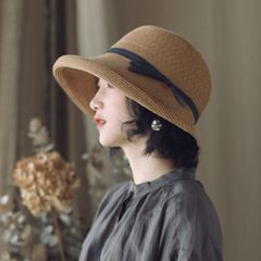 麦わらハット 帽子 レディース 麦わら帽子 ストローハット ペーパー 春夏 大きめ 遮光 夏 バケットハット 麦わら つば広 UV リボン おしゃれ 紫外線 日よけ 海 ビーチ 水着コーデ 大きい 旅
