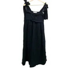 SEE BY CHLOE(シーバイクロエ) ワンピース サイズ36 S レディース - 黒 ノースリーブ/ロング