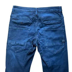 G-STAR RAW D-STAQ 3D SLIM W28 ダークネイビー スリム テーパード デニム