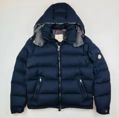 MONCLER★モンクレール・MONTGENEVRE メンズ ブランドアイコンワッペン フード付き ウール ダブルジップ ダウンジャケット(2)メンズダウンジャケット アウター 秋冬物 カジュアル ブランド ジャケット ブルゾン