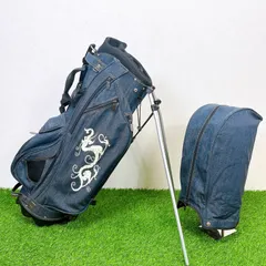 【希少・限定品】ダンスウィズドラゴン　デニム　スタンド キャディバッグ 希少・限定品】ダンスウィズドラゴン デニム スタンド キャディ