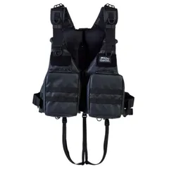 【未使用】Abu Garcia フィッシングショートベスト フリーサイズ Abu Garcia ABUxMINOWA VEST LABORATORY アブガルシア×ミノワ