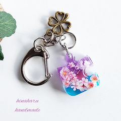 ジグソーパズル＊バックチャーム(桜＊茜空)