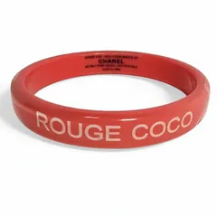 【USED中古品】 CHANEL シャネル ROUGE COCO バングル ブレスレット リストバンド 正規ノベルティ 非売品 フォロー割