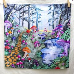Wonderie プレイクロス　The Enchanted Toadstool Forest （ザ エンチャンテッド トードストゥール フォレスト）