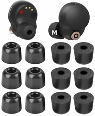 新品 A-Pcas ウレタンイヤーピース 低反発イヤーピース 記憶フォームイヤーチップ SONY用 WF‐1000xm5用 WF‐1000xm4用 Fit in the Case ノイズアイソレーションイヤーピース フィット感 装着感向上 XM5用【Mサイズ