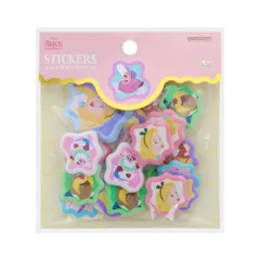 【メール便】ふしぎの国のアリス フレークシール ぷっくりピースシール へんてこウェービィ ピンク ディズニー サンスター文具 DECOシール デコレーション キャラクター グッズ 