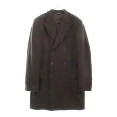 DOLCE & GABBANA (ドルチェアンドガッバーナ) ダブル チェスターコート アウター ブラウン G0445T FU7SYのサムネイル