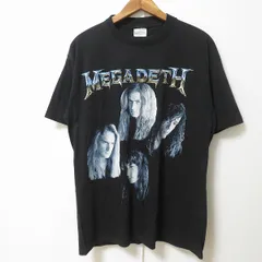 #snc ザ ブロッカムグループ THE BROCKUM GROUP Tシャツ バンドTシャツ L 黒 半袖 MEGADETH ヴィンテージ 90s ユニセックス [967204]