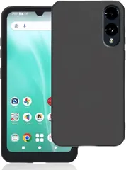 JACRON arrows We2 ケース 耐衝撃 落下防止 薄型 ストラップホール付き 柔軟 砂艶消しの質感 ほこりが付かない 滑り止め スマートフォンケース(ブラック)