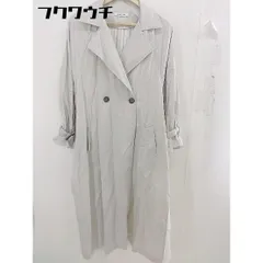 ◇ ◎ archives アルシーヴ 切替 プリーツ 長袖 トレンチコート グレージュ レディース  【中古】 【1112150002083】のサムネイル
