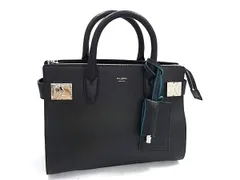 ■新品■未使用■ PELLE MORBIDA ペッレ モルビダ レザー ハンドバッグ トート 手提げ 手持ちかばん レディース ブラック系 FG8951