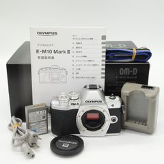 【シャッター回数1084回】■ほぼ新品■ OLYMPUS ミラーレス一眼カメラ OM-D E-M10 MarkIII ボディー シルバー