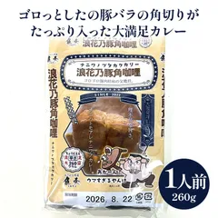 【新品未開封・送料込】浪花乃豚角咖喱(ナニワノブタカクカリー) (260g×1パック)　レトルトカレー