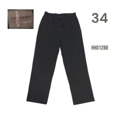 メンズストレッチパンツw34股下78㎝ブラックドッカーズYKK USA    HH01288