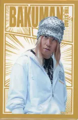 【中古】バッジ・ピンズ オレノグラフィティ(福田真太) スクエア缶バッジ 「DMMスクラッチ! 『バクマン。』THE STAGE」 E-4賞