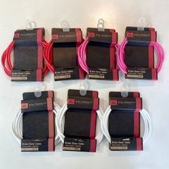 【GIZA PRODUCTS / ギザプロダクツ】Brake Outer Cable 1.8m ブレーキ アウターケーブル 1.8m レッド・ホワイト・ピンク7本セット【新品】自転車ブレーキアウターケーブル
