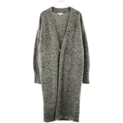 HYKE ハイク 17AW ノーカラーメランジウールニットロングカーディガン 172-11115 013 グレー 1のサムネイル