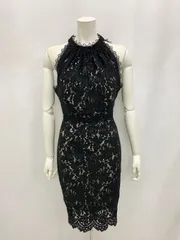 978 Vanessa Heart ヴァネッサハート　キャバクラ　ドレス　総レース　ホルターネック　タイト　ミディ　キャバドレス　M