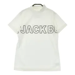 サイズ：2 JACK BUNNY ジャックバニー  モックネック 半袖Tシャツ  ホワイト系 [240101458176] ゴルフウェア レディース ストスト