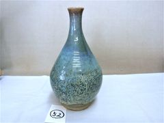 ◆瀬戸の名陶【加藤春丹】作 古瀬戸花瓶 伝世 江戸時代中期〜後期 茶道具◆ ◇瀬戸の名陶【加藤春丹】作 古瀬戸花瓶 伝世 江戸時代中期〜後期