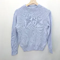 ◇ MICHEL KLEIN ミッシェルクラン 長袖 セーター サイズ38 ライトブルー系 レディース E  【1407180036833】
