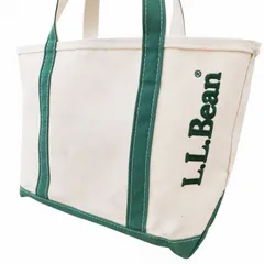 エルエルビーン L.L.BEAN Boat and Tote ボート アンド トート 80周年記念モデル 日本限定 80s復刻 トートバッグ ハンドバック キャンバス ロゴ 緑 グリーン 白 0617