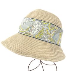 Chapeau d' O シャポードオー  帽子   ベージュ シルク83％ レディース リボン 帽子 服飾小物　240001139328