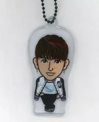 【中古】キーホルダー・マスコット(男性) 佐野玲於(GENERATIONS) クリアチャーム 2018年新年会PARTY ALL NIGHT Ver. EXILE TRIBE STATION オンラインカプセル