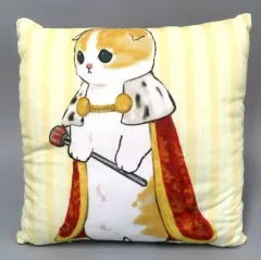 【中古】クッション・本体 レッド ブランケット入りクッション 「mofusand」