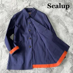 Sealup シーラップ ステンカラーコート ネイビー メンズ 54