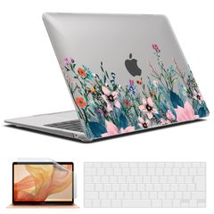 【特価商品】MacBook Air 13 2020 用 ケース モデル M1 A2337 A2179 2021 A1932 保護ケース + 日本語配列キーボードカバー + 2022 フィルム 付き 13インチのマックブックエアーに対応 Mac Airに対応 ハ