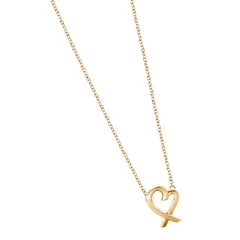 ティファニー TIFFANY＆CO. 34595771 パロマ・ピカソ ラビング ハート ペンダント ネックレス ミニ 16in 18KYG