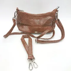 ◇ ◎ who's who Chico フーズフーチコ コンパクトサイズ カジュアル ハンド ショルダー バッグ ブラウン レディース E  【1406180066574】